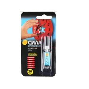 Супер-клей СИЛА гель 3г BL-1 Супер-клей СИЛА гель 3г BL-1