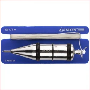 Отвес STAYER "MASTER" строительный со шнуром, 150г Отвес STAYER "MASTER" строительный со шнуром, 150г