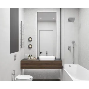 Плитка LAPARET Chippo grey стена 30х89,5 матовая обрезная арт.LP3090B0071R