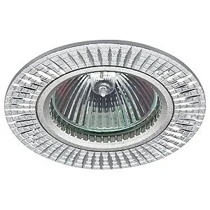 Светильник точечный ЭРА KL32 AL/SL/1 алюминиевый MR16,12V/220V, 50W серебро*