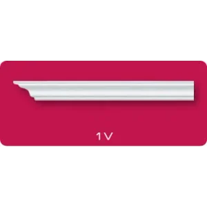 Плинтус потолочный ЛАГОМ 1-V экструзионный 2,0 м
