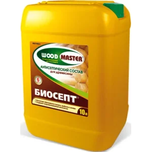 Антисептик Биосепт Wood Master - 10л (Т-ра перевозки не ниже 0 град)