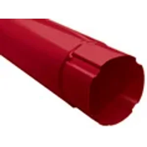 Труба круглая соединит.GL 100мм, 1м RAL 9003
