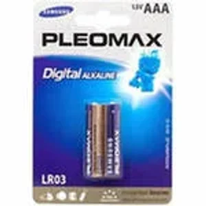 Элемент питания LR03(ААА) алкалиновый (уп. блистер 2шт) Samsung Pleomax*
