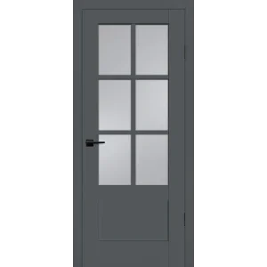 Дверь PROFILO PORTE ПСЦ-43 "Classic" стекло сатинат, графит 90 Дверь PROFILO PORTE ПСЦ-43 "Classic" стекло сатинат, графит 90