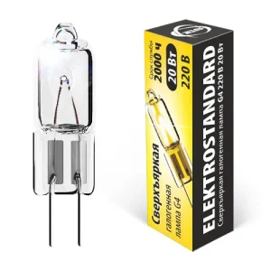 Лампа галогенная 20Вт G4 220В 2700К 210Лм Elektrostandard