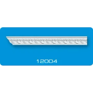 Плинтус потолочный ФОРМАТ 12004 инжекционный белый 1,3 м