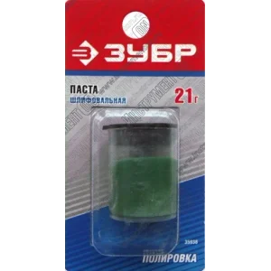 Паста ЗУБР шлифовальная, в пластиковом боксе, 21 гр