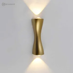 Бра светодиодное SAVIO 6W 2L-WW-160x60x50-GOLD-220-IP54 Бра светодиодное SAVIO 6W 2L-WW-160x60x50-GOLD-220-IP54