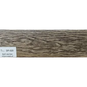 Плинтус Dolce Flooring МДФ Дуб кантри коричневый 16*70*2400 арт.DF-020
