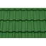 Черепица цельная BRAAS Франкфуртская, 420х330 мм, зеленая