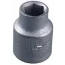 Головка торцевая, оцинкованная 1/2", 24мм "НИЗ"