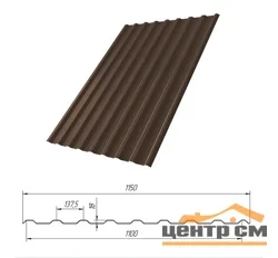 Профнастил С-20(Тип), 0.4 мм, Полиэстер, RAL ** 1.15 * м2