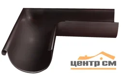 Угол желоба внешний GL 90гр, 125мм RAL 8017