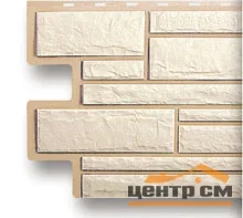 Панель "Камень" 1130х470х23 белый (0,46м2) (Цоколь Альтапрофиль)
