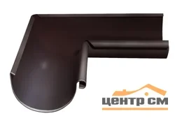Угол желоба внутренний GL 90гр, 150мм RAL 8017