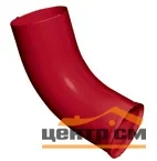 Колено стока GL 100мм RAL 9003
