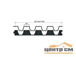 Уплотнитель Проф\листа Н-75 30мм L=0,75м (Низ)