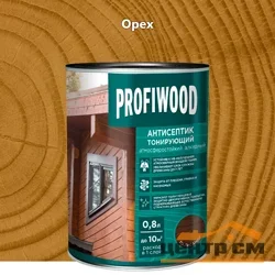 Антисептик EMPILS PROFIWOOD тонирующий "2 в 1" алкидный орех 8 кг (9,3л)