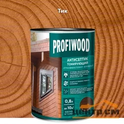 Антисептик EMPILS PROFIWOOD тонирующий "2 в 1" алкидный тик 0,7 кг (0,8л)