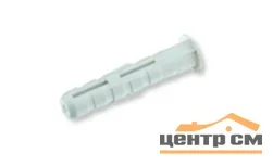 Дюбель распорный полипропиленовый 5x25 с бортиком, без шурупа, KEW KSD 1000 шт ЕКТ