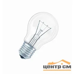Лампа накаливания 60Вт E27 230В Шар прозрачный(А55/А50) ЭРА