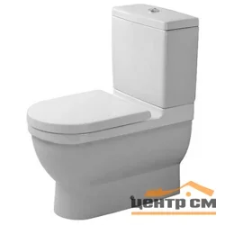 Унитаз под бачок DURAVIT STARСK 3 напольный, вкл.фановую трубу Vario для подключения и крепление