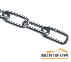 Цепь сварная длиннозвенная оцинкованная DIN 763 D12 мм ( катушка 10м )