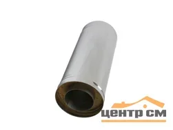 Сендвич 200х120х1000 Оцинковка 0,5 + Нерж. матовая 0,8