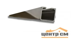 Направляющий рельс для раздвижных дверей ONYX LUX (4540 алюм.2,2мм) 3 метра