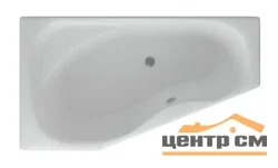 Ванна AQUATEK "Медея" 170х95 левая без гидромассажа (с фронт.экраном),с каркасом