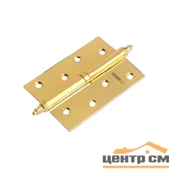 Петля стальная MORELLI разъемная с короной MS 100X70X2.5 R PG золото, правая