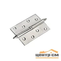 Петля стальная MORELLI разъемная с короной MS 100X70X2.5 L SN белый никель, левая