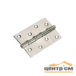 Петля стальная MORELLI универсальная с 4-мя подшипниками без короны MSN 100X70X2.5-4BB SN белый никель