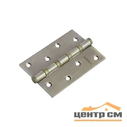 Петля стальная MORELLI универсальная с 4-мя подшипниками без короны MSN 100X70X2.5-4BB AB античная бронза