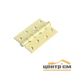 Петля латунная MORELLI универсальная с 4-мя подшипниками без короны толщина 3 мм MBU 100X70X3-4BB SG-N золото матовое