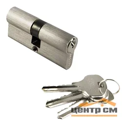 Цилиндр MORELLI 60C SN никель, ключ-ключ