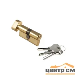 Цилиндр MORELLI 60CK PG золото, ключ-вертушка
