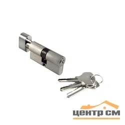 Цилиндр MORELLI 60CK SN никель, ключ-вертушка