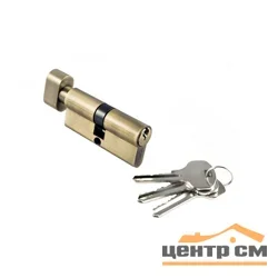 Цилиндр MORELLI 70CK AB бронза, ключ-вертушка