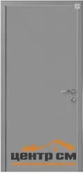 Дверь КАПЕЛЬ глухая 800*2000мм темно-серая (RAL 7040) (полотно, врезка под замок, коробка 2,5 шт)