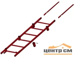 Лестница кровельная 1,92м RAL ** Optima (комплект кронштейнов)