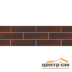 Клинкер Paradyz Клауд коричневая Плитка фасадная гладкая 24,5х6,58