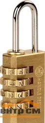 Замок кодовый навесной HANDLE DESIGN 4PB-20 золото