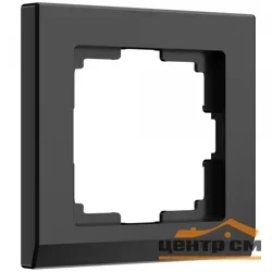 Рамка одноместная Werkel Stark, черная, WL04-Frame-01-black, W0011808