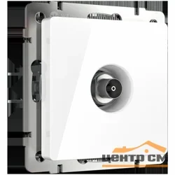 Розетка телевизионная СП Werkel оконечная, белая, WL01-TV / W1183001