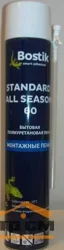 Пена монтажная бытовая BOSTIK Standard All Seasons 60 всесезонная 750 мл (Т-ра перевозки не ниже +5град)