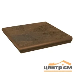 Клинкер Paradyz Семир бежевая ступень наружная с капиносом структурная 33*33*1,1