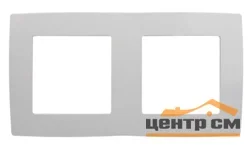 Рамка двухместная Эра12, белый, арт 12-5002-01