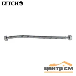 Подводка гибкая для воды 1/2" вн-вн 180 см, стальная оплетка (Lytcho)